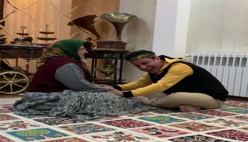 بازی نون بیار کباب ببر داریوش فرضیایی عمو پورنگ با مادرش