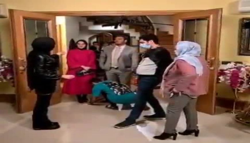 پشت صحنه سریال گیسو با اجرای رضا گلزار و هانیه توسلی