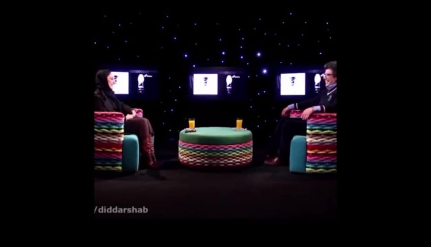 فرانسوی حرف زدن شقایق فراهانی در برنامه زنده