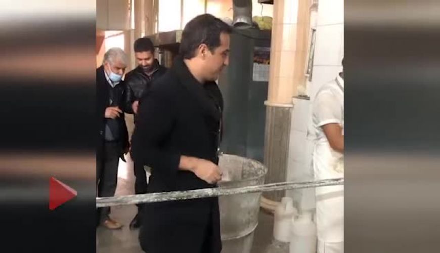 کار کردن رامین راستا بازیگر معروف تلویزیون در یک نانوایی