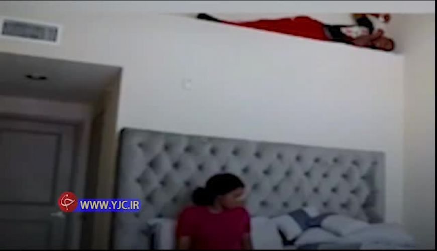 شوخی ترسناک مرد کم شعور با همسر باردارش!