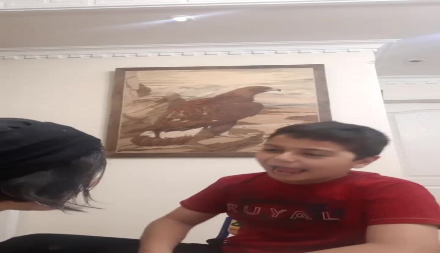 تفریح یونا تدین بازیگر جواد جوادی در بچه مهندس یک همراه مادرش