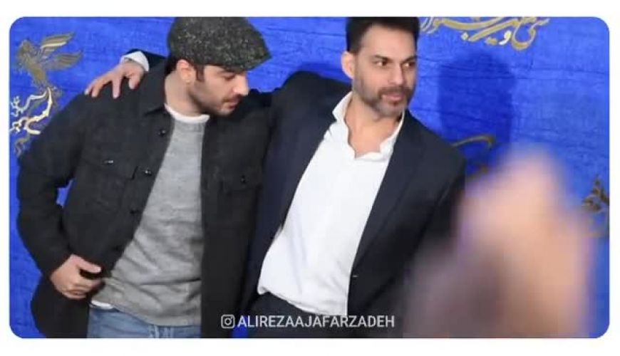 پریناز ایزدیار و نوید محمدزاده در محاصره عکاسان