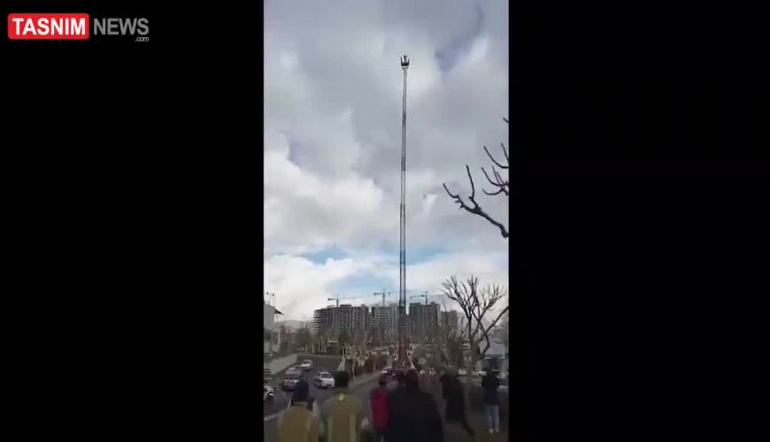 لحظه سقوط مرگبار «محمد بزرگی» هنگام پرش 