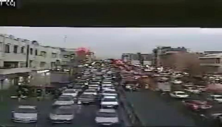 اولین فیلم دوربین مداربسته از سیلی‌زدن عنابستانی به سرباز 