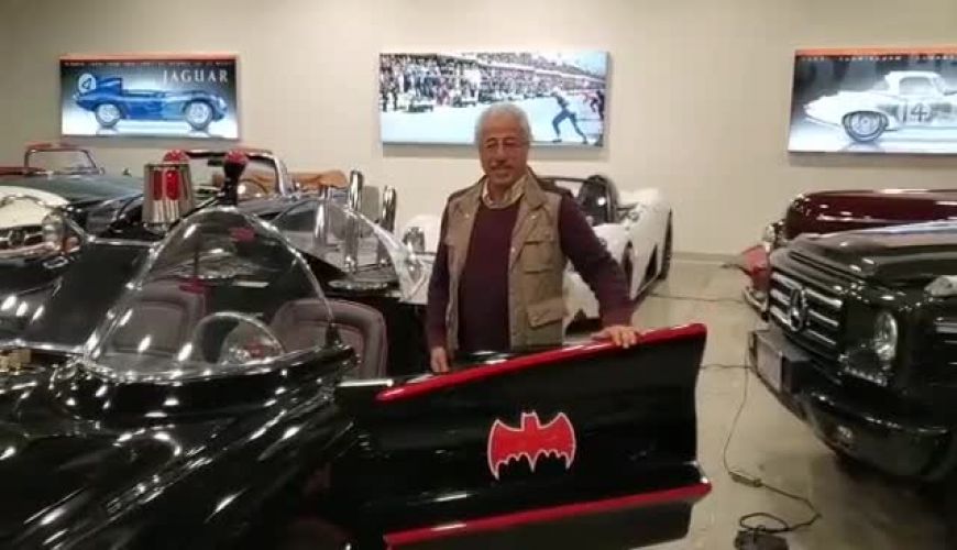 علیرضا خمسه بازیگر سریال پایتخت سوار بر ماشین بتمن 