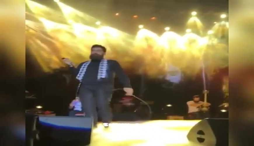 رضا قوچان نژاد و همسرش سروین بیات در کنسرت علی زند وکیلی 