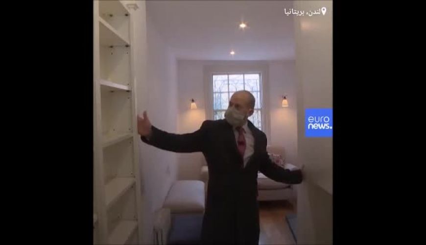 خانه قوطی کبریتی بسیار زیبا در شهر لندن ، مناسب زندگی زوج جوان