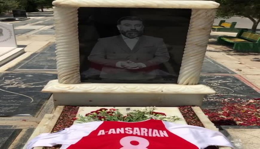 جشن تولد علی انصاریان در سالروز ۴۴ سالگی اش بر سر مزارش