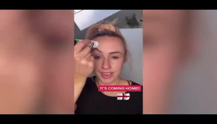  تغییر چهره حیرت‌انگیز یک هوادار زن به سرمربی تیم ملی انگلیس