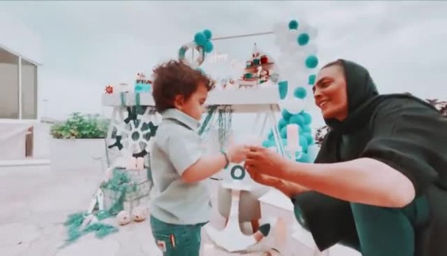 شهربانو منصوریان ویدیویی از جشن تولد رویایی پسرش منتشر کرد
