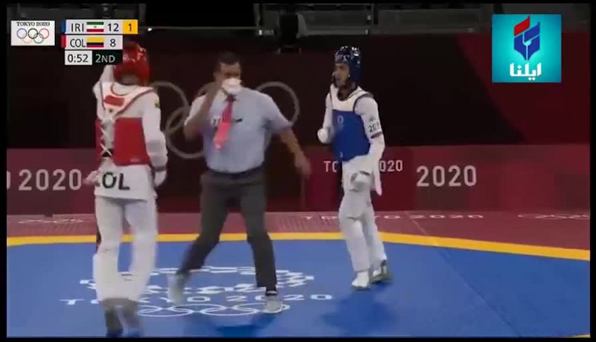 اولین پیروزی هادی پور نماینده تکواندو کشورمان در المپیک 2020 توکیو