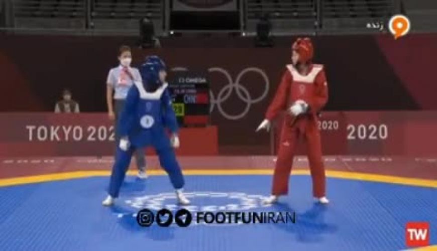 سوتی گزارشگر روی آنتن زنده حین مسابقه تکواندو زنان 