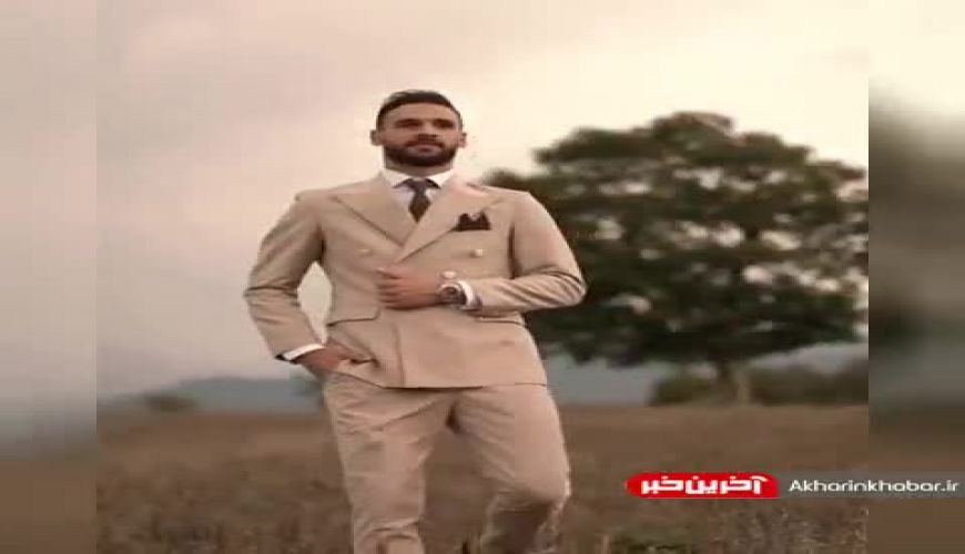 احمد نوراللهی بازیکن تیم پرسپولیس در لباس دامادی