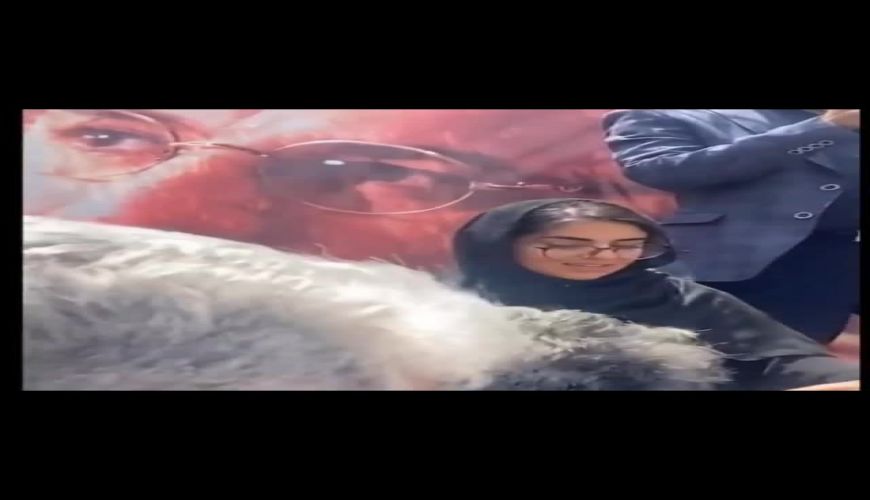 گریه های تلخ و بی قراری همسر و دختر زنده یاد علی سلیمانی