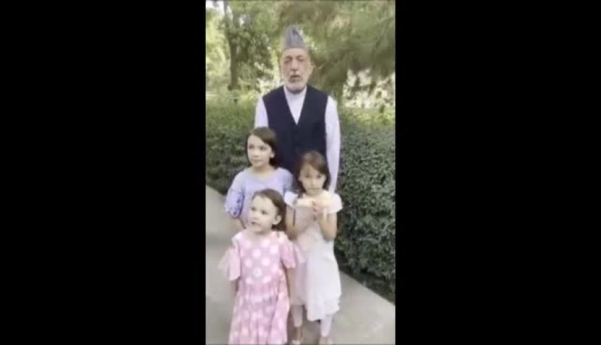 حامد کرزای رئیس جمهوری سابق افغانستان در کابل