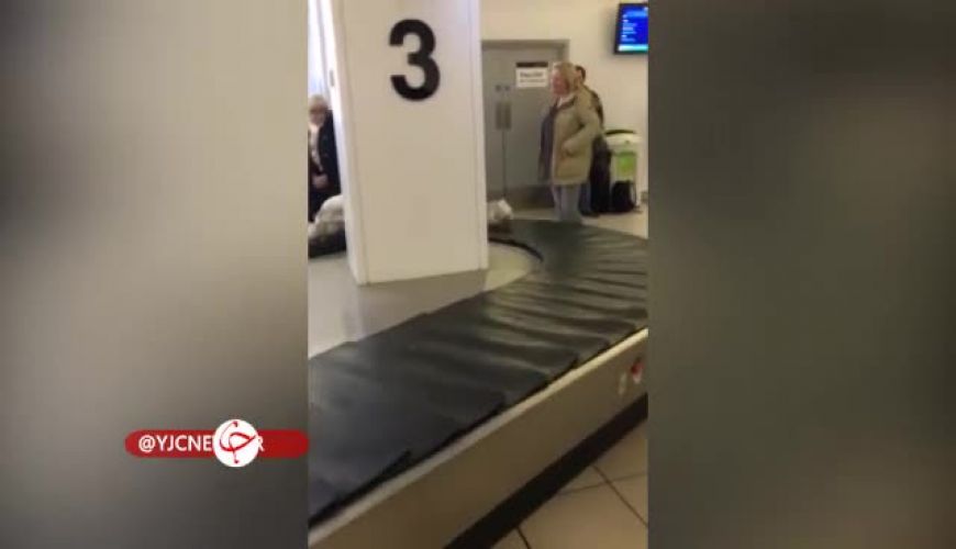 بسته بندی عجیب سوغاتی یک مسافر در فرودگاه که همه را متعجب کرد