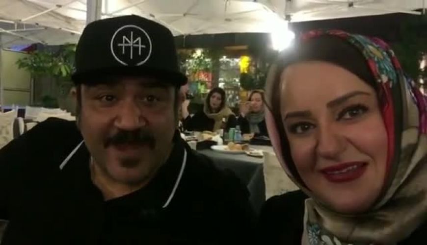 تولد مهران غفوریان در كافه جواد رضويان با نعیمه نظام دوست  مادر و همسرش 