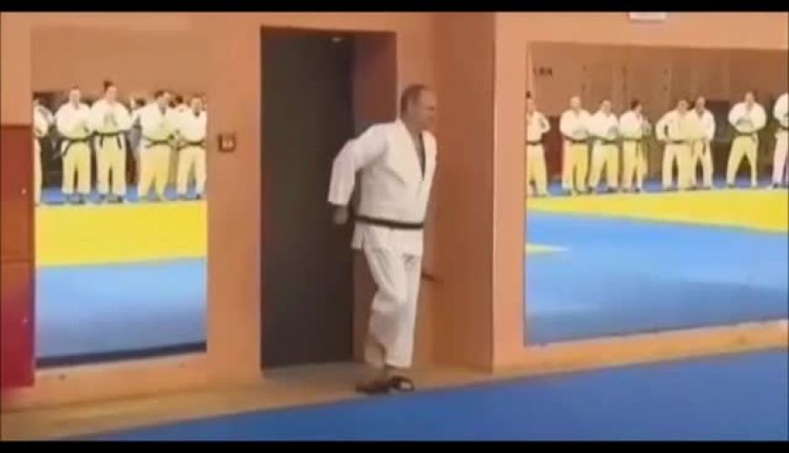 کلیپ پربازدید از تمرین جودو ولادیمیر پوتین