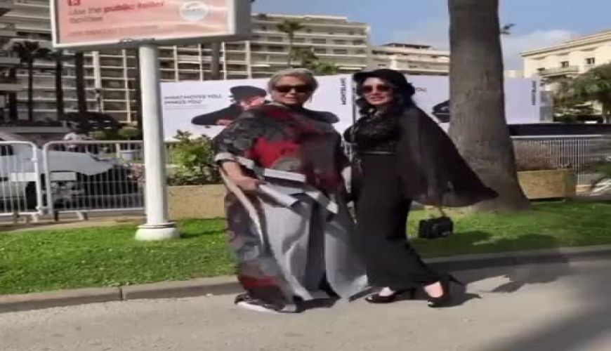 گوهر خیراندیش  در اکران فيلم فصل قاصدك در جشنواره کن