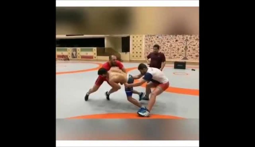 تمرینات حرفه‌ای حسن یزدانی برای مسابقات جهانی نروژ