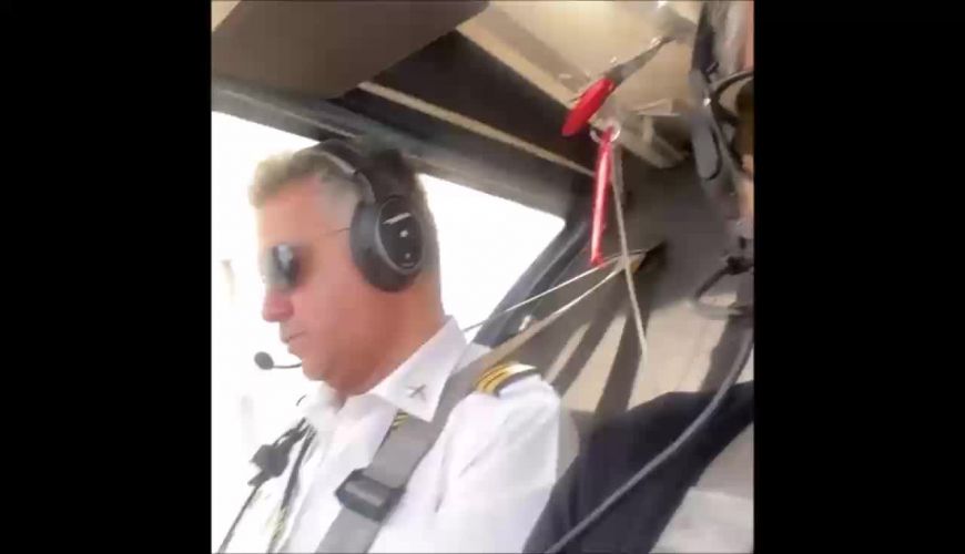 امیر خسرو عباسی همسر بهاره رهنما با هلیکوپتر به زیارت قبر مادرش رفت