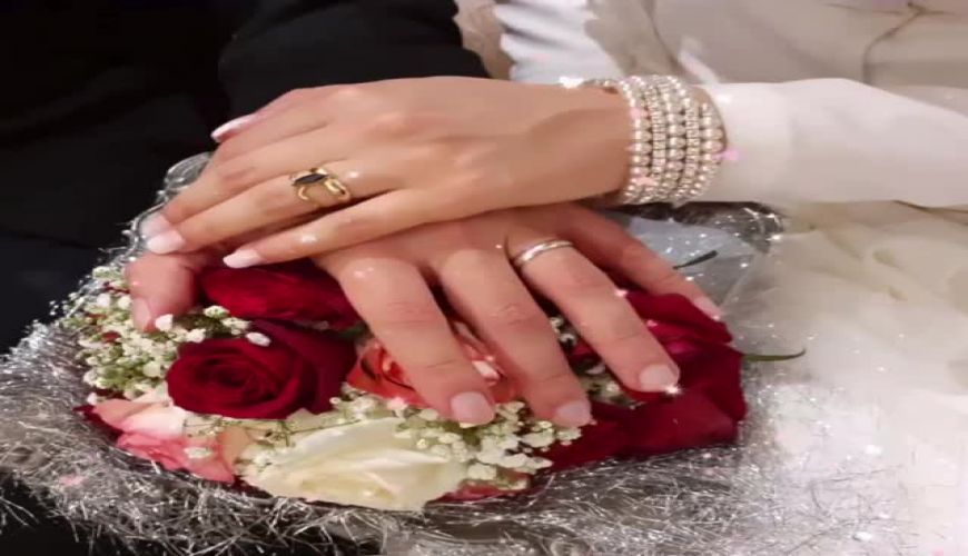 مراسم عقد کیمیا گیلانی مجری تلویزیون به وقت پاییز