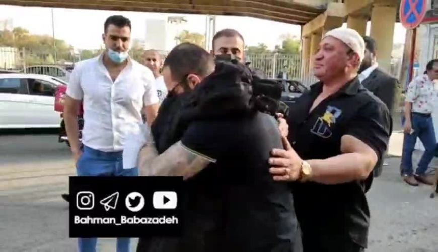 ویدئوی لحظه خروج از زندان حمید صفت