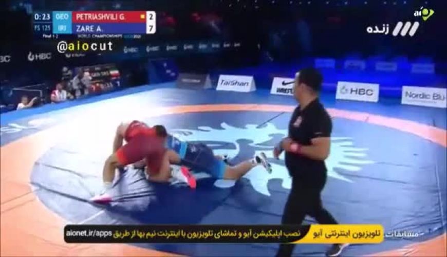 مبارزه امیر حسین زارع با گنا پتریاشویلی معروف را در فینال