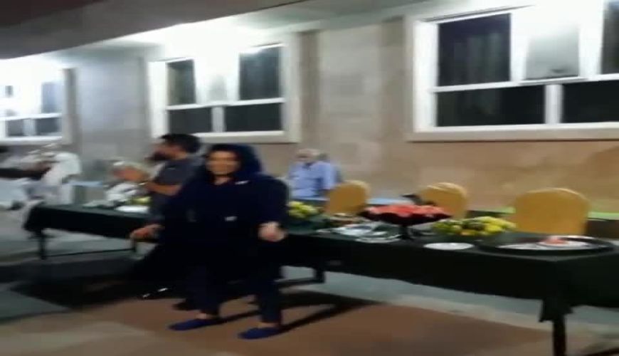 بهنوش بختیاری در خانه سالمندان و یک بزن بكوب عالي 