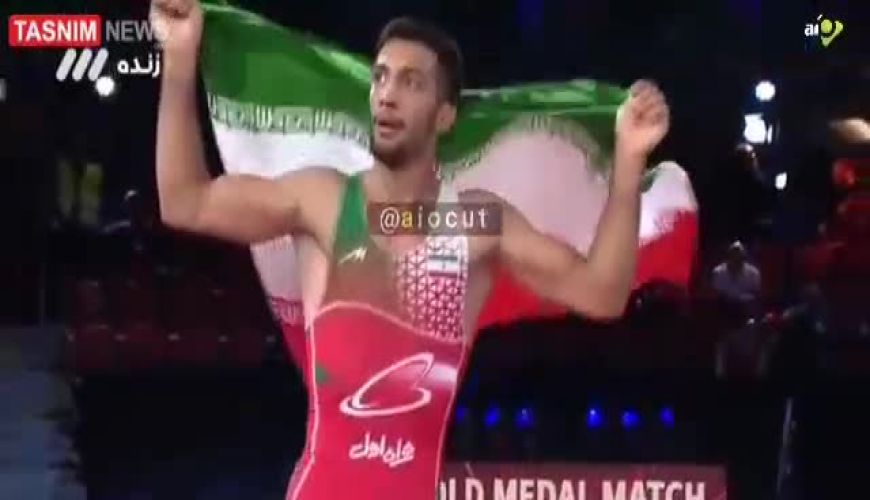 مراسم اهدا مدال طلا به  محمدرضا گرایی 