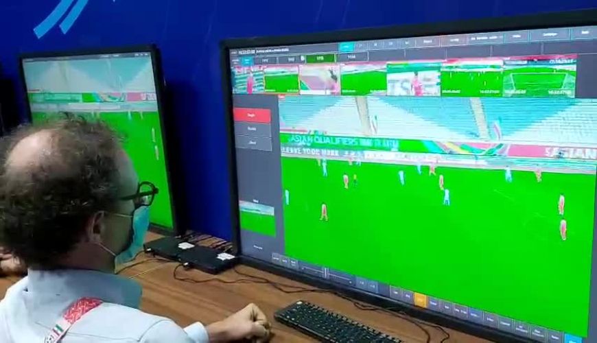 اولین چک کردن سیستم var در ورزشگاه آزادی با گل تیم ملی کره