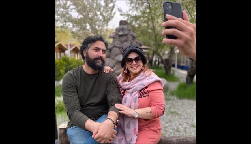 عاشقانه های بهاره رهنما بازیگر و همسرش حاجی !