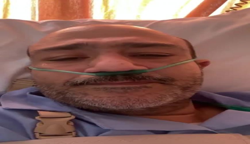 گریه های مهران غفوریان از بیمارستان بعد از عمل جراحی قلب باز