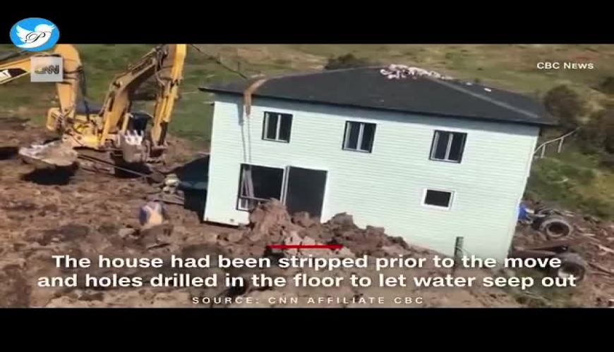 جابه‌جایی ۹۰ کیلومتری یک خانه در کانادا