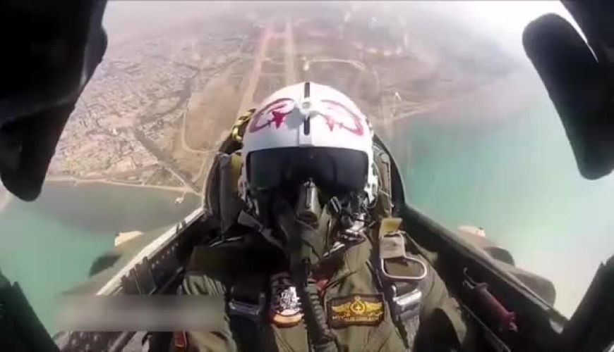 لحظه هیجان‌انگیز و زیبا تیک‌آف  جنگنده F4 ارتش از دید خلبان