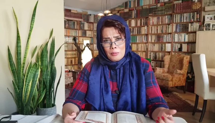 حافظ خوانی زیبای عاطفه رضوی همسر حسین پاکدل