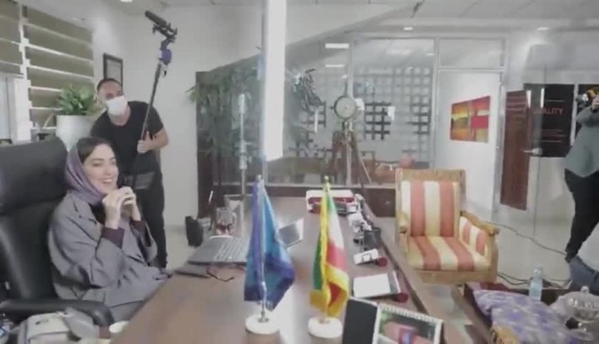 پشت صحنه «سریال حرفه ای» با بازی بهاره‌ کیان‌افشار و امیر‌محمد‌ زند