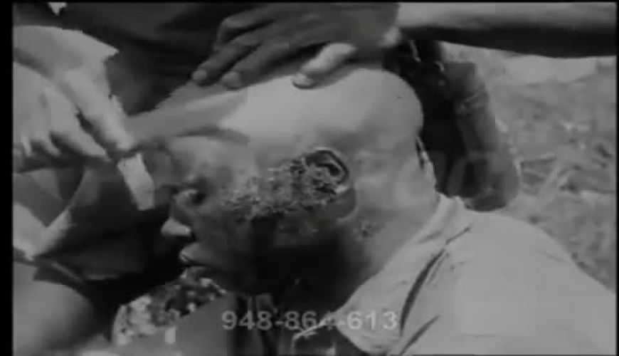 در زمان قديم به این صورت سر رو اصلاح ميكردن