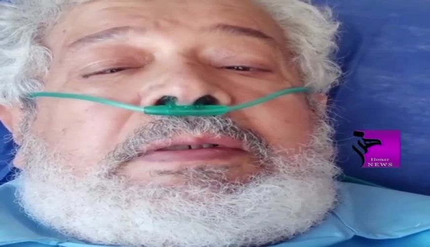 پیام ویدیویی رضا فیاضی بازیگر روی تخت بیمارستان از کرونا