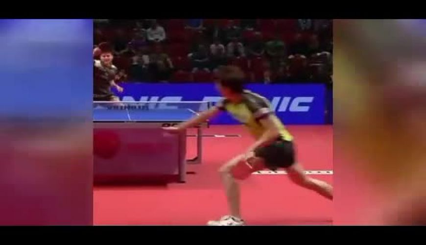 یک رالی تماشایی و هیجان‌انگیز در تنیس روی میز