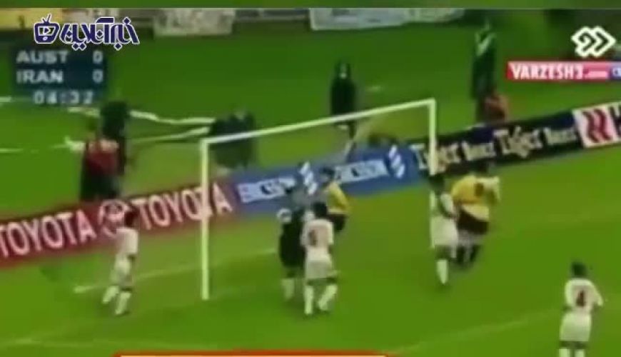 مهارتهای امیر عابدزاده به سبک پدر/ گرفتن توپ با یک دست 