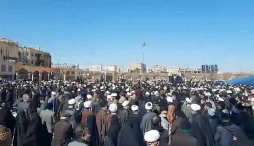 مراسم تشییع پیکر آیت‌الله العظمی صافی گلپایگانی(ره) در قم