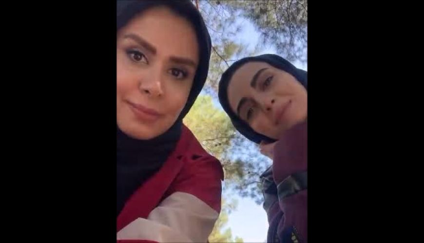 سفره ناهار نجمه جودکی و مهشید جوادی در پشت فیلم صحنه نوار زرد