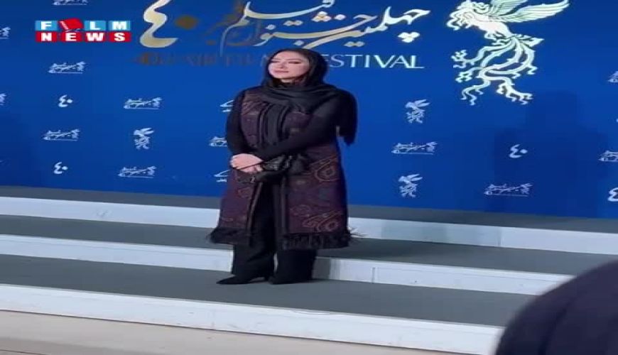 بهاره کیان با استایل شیک و هنرمندانه در برج میلاد