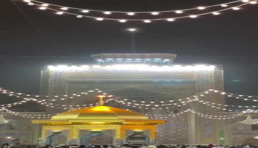 نقاره زنی در شب میلاد امیرالمومنین علیه‌‎السلام