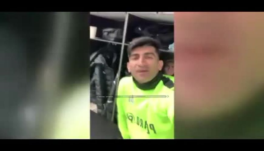 لحظات بامزه و شاد بیرانوند با هم تیمی‌هایش در رختکن