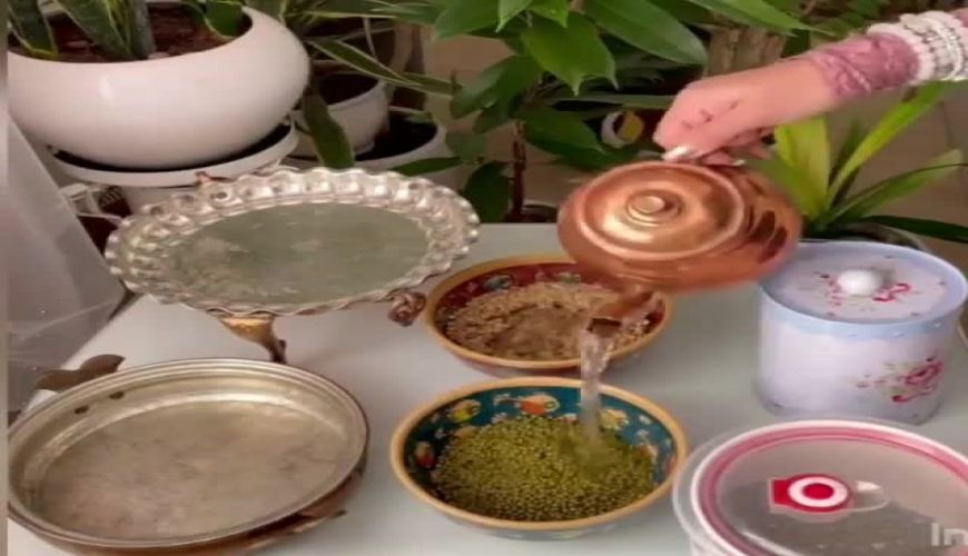 آموزش کاشت سبزه ماش و عدس برای عید 