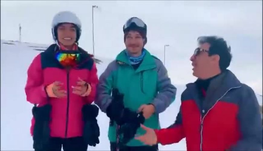 واکنش یک هوادار دختر بعد از دیدن عموپورنگ در توچال