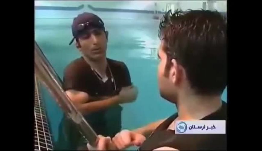نیروی عجیب جوان ایرانی  با غلبه بر قانون ارشمیدس در زیر آب !!